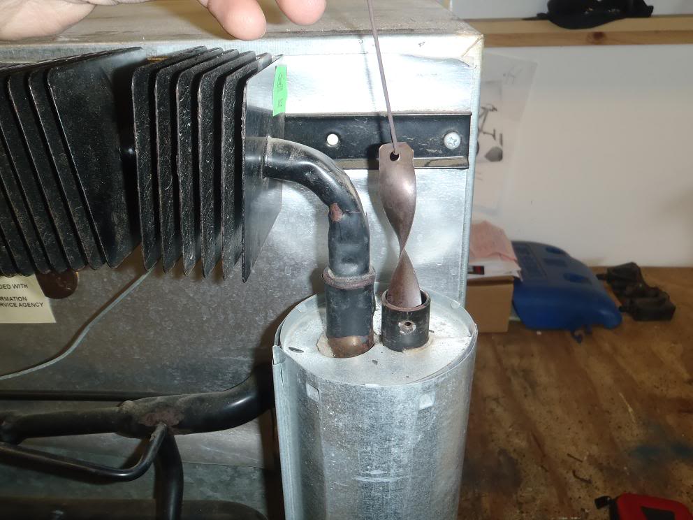 chimenea de nevera de gas, autocaravana