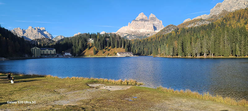 Lago de Misurina en los dolomitas